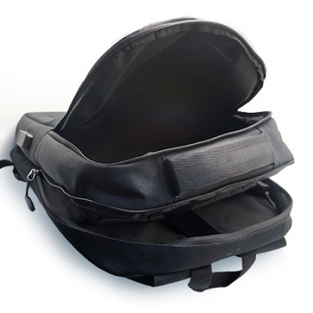 15.6" Casual PU Laptop Backpack With USB Port 06